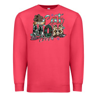 Cardinal best cat mom ever Premium Sweatshirt - SublimationCraftShop
