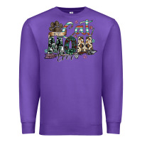 Purple best cat mom ever Premium Sweatshirt - SublimationCraftShop