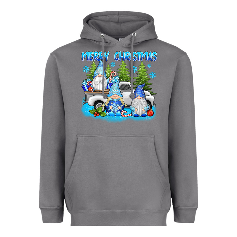 Merry Christmas Gnomies Heavyweight Hoodie by texasbilliewilder | Teevron