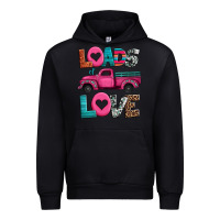 Black loads of love valentine's day truck Urban Hoodie - Jasminsmagicworld