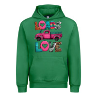 Emerald loads of love valentine's day truck Urban Hoodie - Jasminsmagicworld