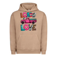 Pigment Burro loads of love valentine's day truck Urban Hoodie - Jasminsmagicworld