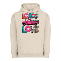 Pigment French Oak loads of love valentine's day truck Urban Hoodie - Jasminsmagicworld