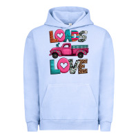 Pigment Grape Ice loads of love valentine's day truck Urban Hoodie - Jasminsmagicworld