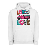 Pigment Lunar Rock loads of love valentine's day truck Urban Hoodie - Jasminsmagicworld