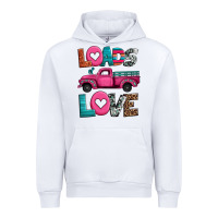 White loads of love valentine's day truck Urban Hoodie - Jasminsmagicworld