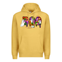 Antique Gold halloween boo Premium Hoodie - AdoDesignShop
