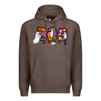 Coffee halloween boo Premium Hoodie - AdoDesignShop