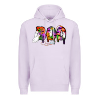 Lilac halloween boo Premium Hoodie - AdoDesignShop
