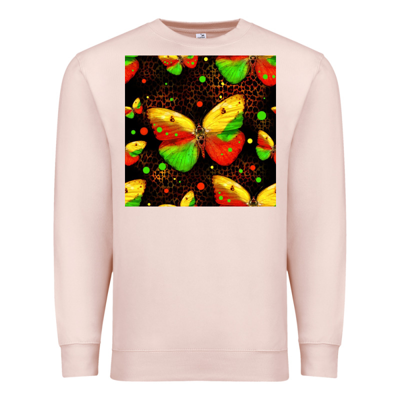 Juneteenth Butterflies Seamless Pattern Premium Sweatshirt by HRA Design Shop | Teevron