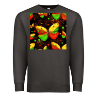 Smoke juneteenth butterflies seamless pattern Premium Sweatshirt - HRA Design Shop