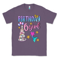 Lavender birthday girl 6 Classic Tee - BundleAndBundleShop