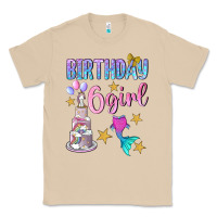 Mushroom birthday girl 6 Classic Tee - BundleAndBundleShop