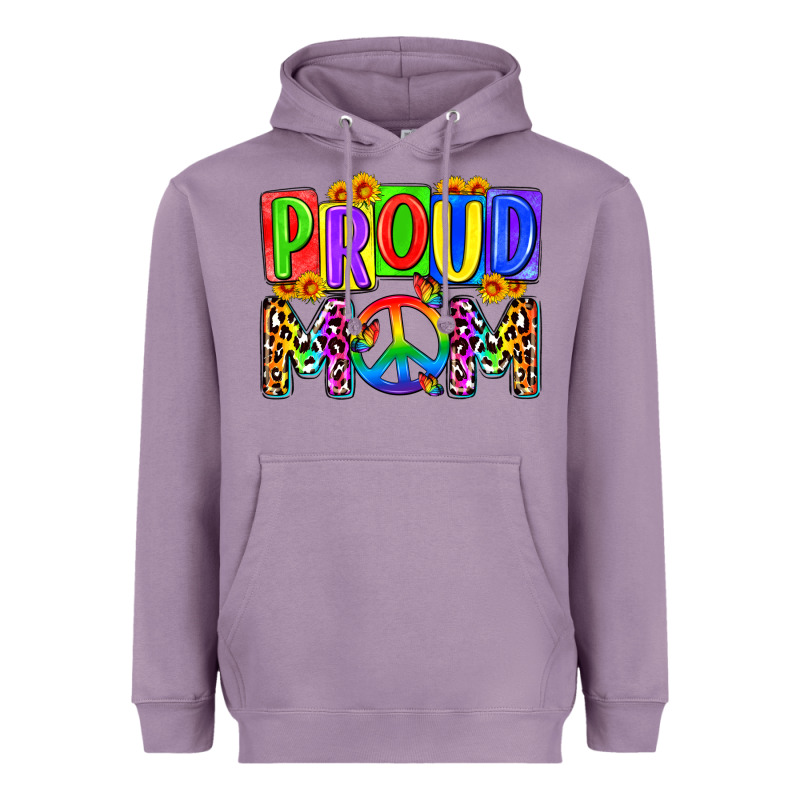 Proud Mom Lgbt Heavyweight Hoodie by Zillion Design Studio | Teevron