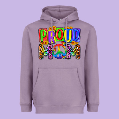 Proud Mom Lgbt Heavyweight Hoodie Designed By Zillion Design Studio