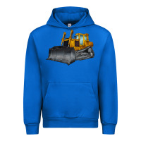 Cobalt Bulldozer Urban Hoodie - LillyAllenDesigns