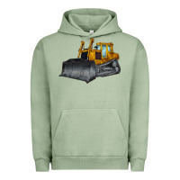 Pigment Oil Green Bulldozer Urban Hoodie - LillyAllenDesigns