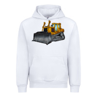 White Bulldozer Urban Hoodie - LillyAllenDesigns