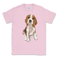 Bubblegum Pink beagle Classic Tee - RanaPortraitStore