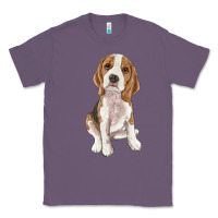 Lavender beagle Classic Tee - RanaPortraitStore