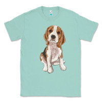 Seafoam beagle Classic Tee - RanaPortraitStore