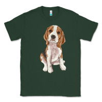 Sports Green beagle Classic Tee - RanaPortraitStore