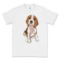 White beagle Classic Tee - RanaPortraitStore