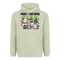 Matcha merry christmas gnomies Heavyweight Hoodie - texasbilliewilder