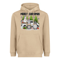 Mushroom merry christmas gnomies Heavyweight Hoodie - texasbilliewilder