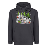 Smoke merry christmas gnomies Heavyweight Hoodie - texasbilliewilder