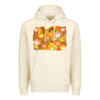 Sandshell fall pumpkin background Premium Hoodie - AdoDesignShop