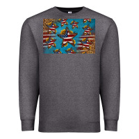 Charcoal Heather 4th of july stars skinny metal can holder Premium Sweatshirt - HRA Design Shop