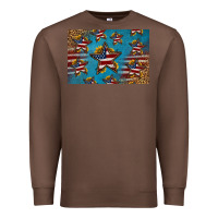 Chestnut 4th of july stars skinny metal can holder Premium Sweatshirt - HRA Design Shop