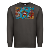 Smoke 4th of july stars skinny metal can holder Premium Sweatshirt - HRA Design Shop