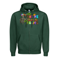 Sports Green find me under the palms Zipper Hoodie - RanaPortraitStore
