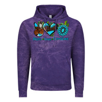 Cloud Purple peace love  gemstone Vintage Hoodie - AdoDesignShop