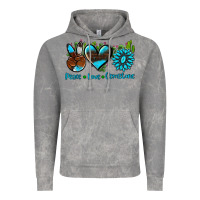 Cloud Rock peace love  gemstone Vintage Hoodie - AdoDesignShop
