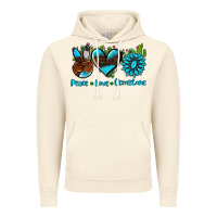 Vintage Artic peace love  gemstone Vintage Hoodie - AdoDesignShop