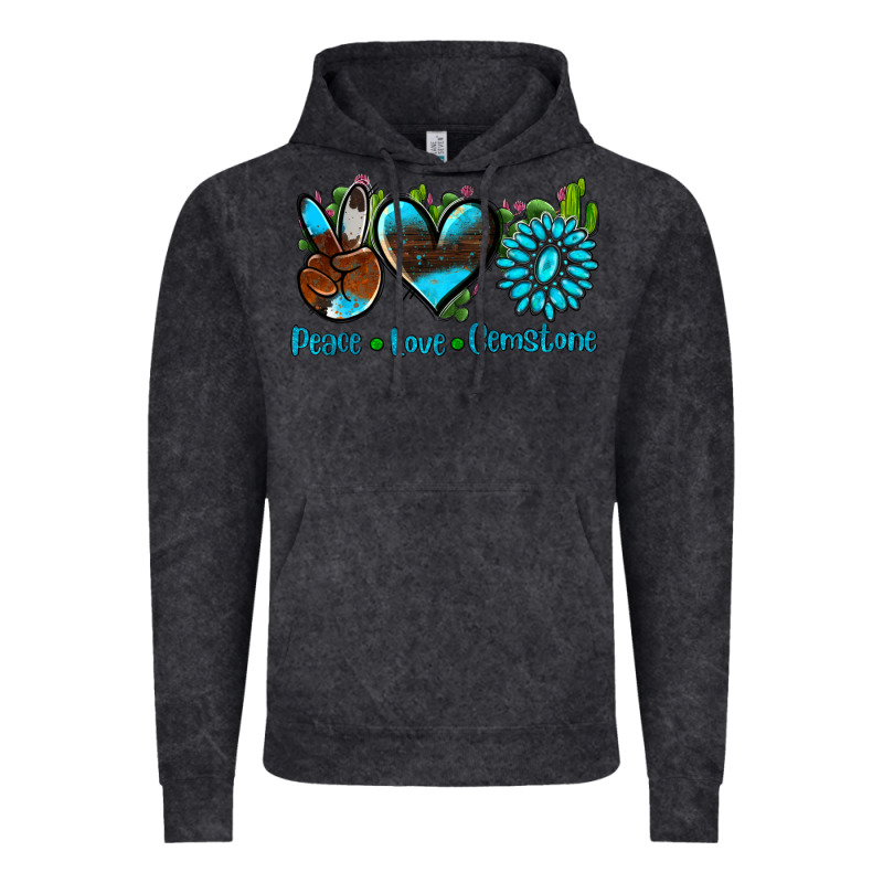 Peace Love  Gemstone Vintage Hoodie by AdoDesignShop | Teevron