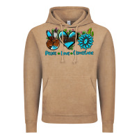 Vintage Coffee peace love  gemstone Vintage Hoodie - AdoDesignShop