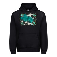 Foreset Green gemstones background Urban Hoodie - BarkalooDesign
