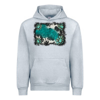 Heather Grey gemstones background Urban Hoodie - BarkalooDesign