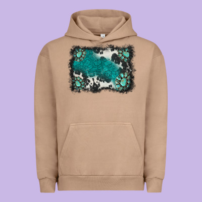 Gemstones Background Urban Hoodie Designed By Barkaloodesign