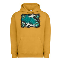 Pigment Peanut Butter gemstones background Urban Hoodie - BarkalooDesign