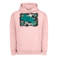 Pigment Salmon gemstones background Urban Hoodie - BarkalooDesign