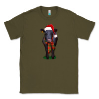 Army Green black angus Classic Tee - RanaPortraitStore