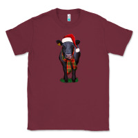 Burgundy black angus Classic Tee - RanaPortraitStore