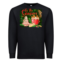 Black tis the season Premium Sweatshirt - FaDigitalArtStudio
