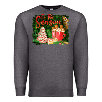 Charcoal Heather tis the season Premium Sweatshirt - FaDigitalArtStudio
