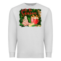 Dove Grey tis the season Premium Sweatshirt - FaDigitalArtStudio